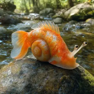 Goldfish + Snail