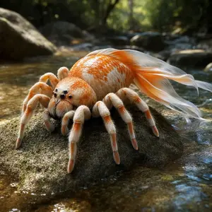 Goldfish + Tarantula