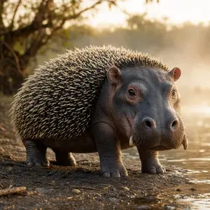 Hedgehog + Hippopotamus