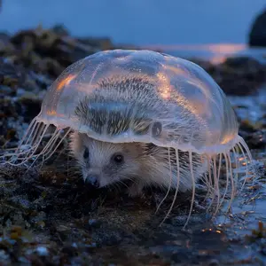 Hedgehog + Jellyfish