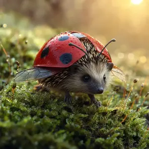 Hedgehog + Ladybug