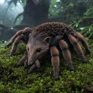 Hedgehog + Tarantula