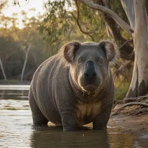 Hippopotamus + Koala