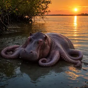 Hippopotamus + Octopus