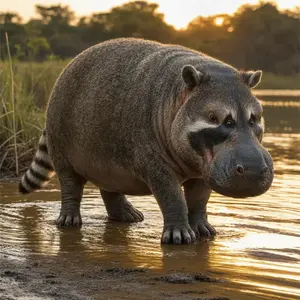 Hippopotamus + Raccoon