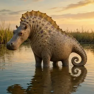 Hippopotamus + Seahorse