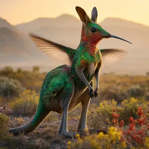 Hummingbird + Kangaroo
