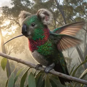 Hummingbird + Koala