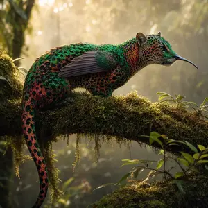 Hummingbird + Leopard