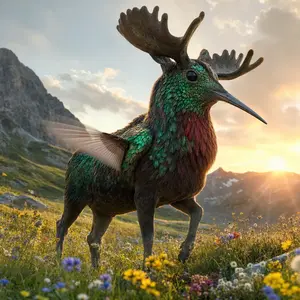 Hummingbird + Moose