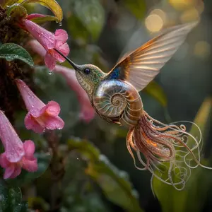 Hummingbird + Nautilus