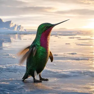Hummingbird + Penguin