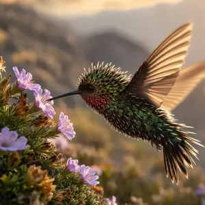 Hummingbird + Porcupine