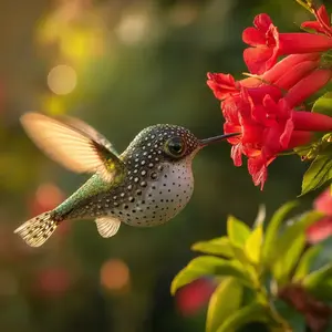 Hummingbird + Pufferfish