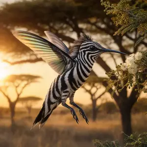 Hummingbird + Zebra