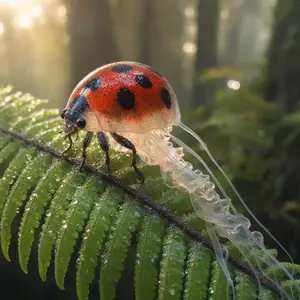 Jellyfish + Ladybug