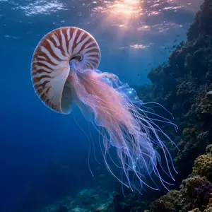 Jellyfish + Nautilus