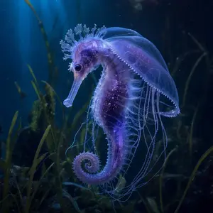 Jellyfish + Seahorse