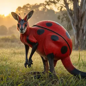 Kangaroo + Ladybug