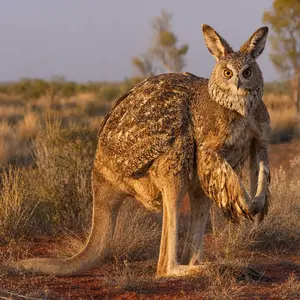 Kangaroo + Owl