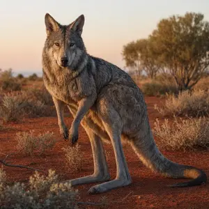 Kangaroo + Wolf