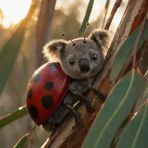 Koala + Ladybug