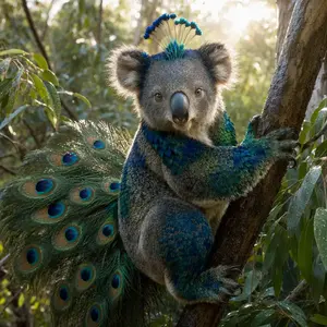 Koala + Peacock