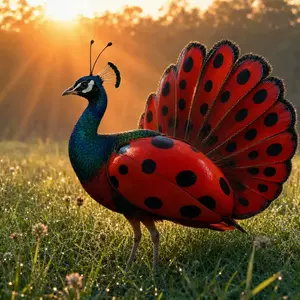 Ladybug + Peacock