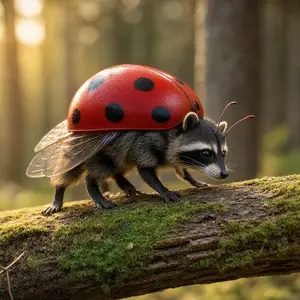 Ladybug + Raccoon