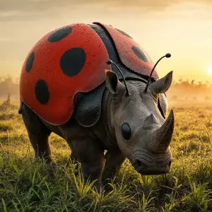 Ladybug + Rhinoceros