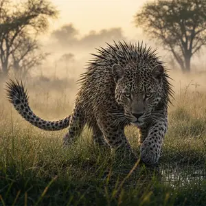 Leopard + Porcupine