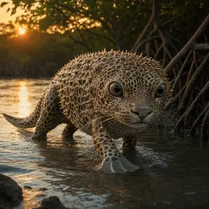 Leopard + Pufferfish