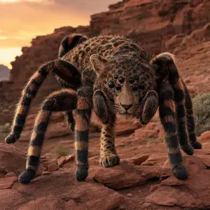 Leopard + Tarantula