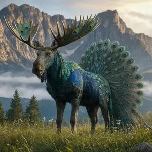 Moose + Peacock