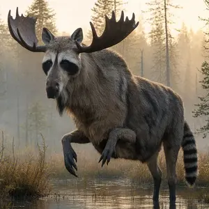 Moose + Raccoon