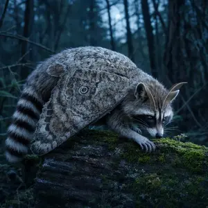 Moth + Raccoon