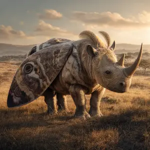 Moth + Rhinoceros