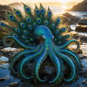 Octopus + Peacock