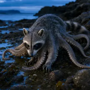Octopus + Raccoon