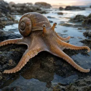 Octopus + Snail