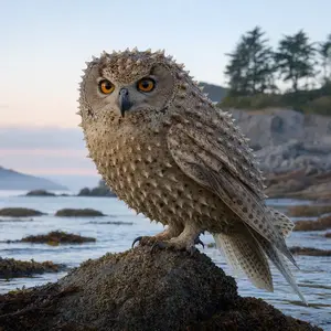 Owl + Pufferfish