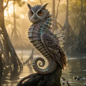 Owl + Seahorse