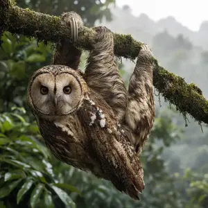 Owl + Sloth