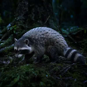 Pangolin + Raccoon