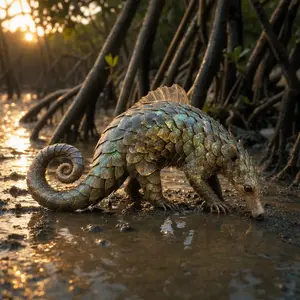 Pangolin + Seahorse