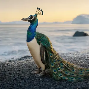 Peacock + Penguin