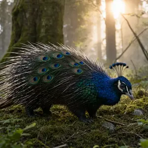 Peacock + Porcupine