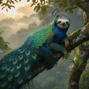 Peacock + Sloth