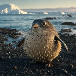Penguin + Pufferfish