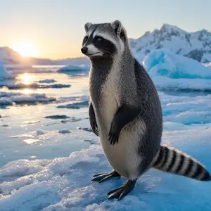 Penguin + Raccoon